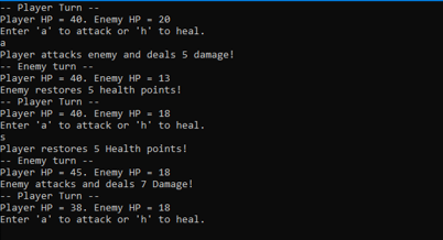 C# Turn Based