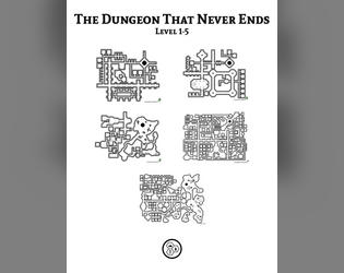 The Dungeon That Never Ends - Level 1 to 5  