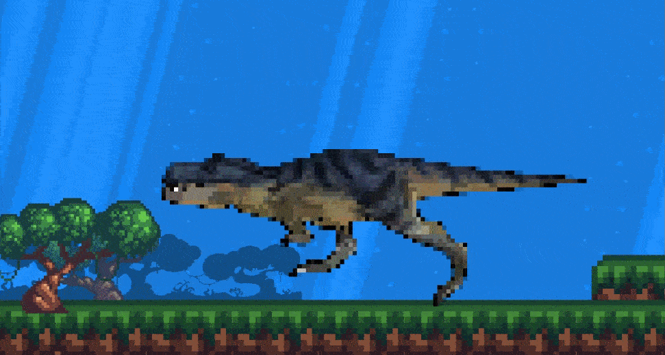 Pixel DINO T-rex