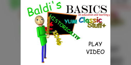 Cover image for Baldi's Basics Classic Stuff+