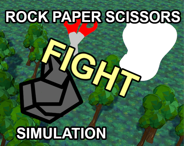 Rock Paper Scissors Simulation by Scinacz