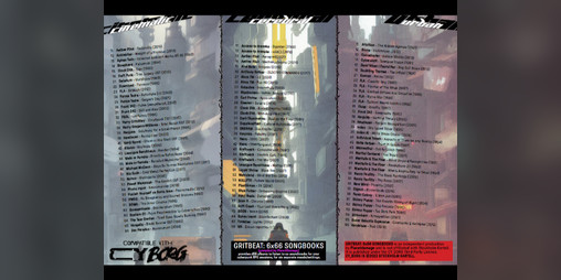 Cover image for Gritbeat: 6x66 Songbooks for Cy_BORG