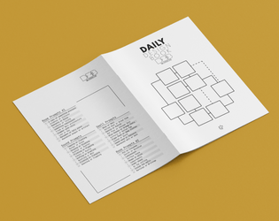 Daily Design Book Dungeon23 Edition   - 4-5 Week Journal built for daily designing. Inspired by the #dungeon23 initiative started by Sean McCoy. 