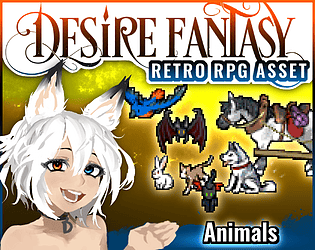 DESIRE FANTASY Pitaya [Character & Battler]-RPG RETRO TOPDOWN by Noiracide