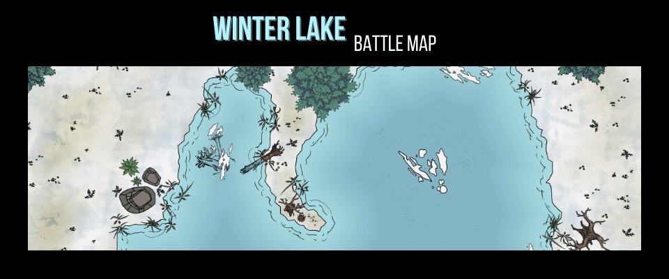 Winter Lake Battle Map