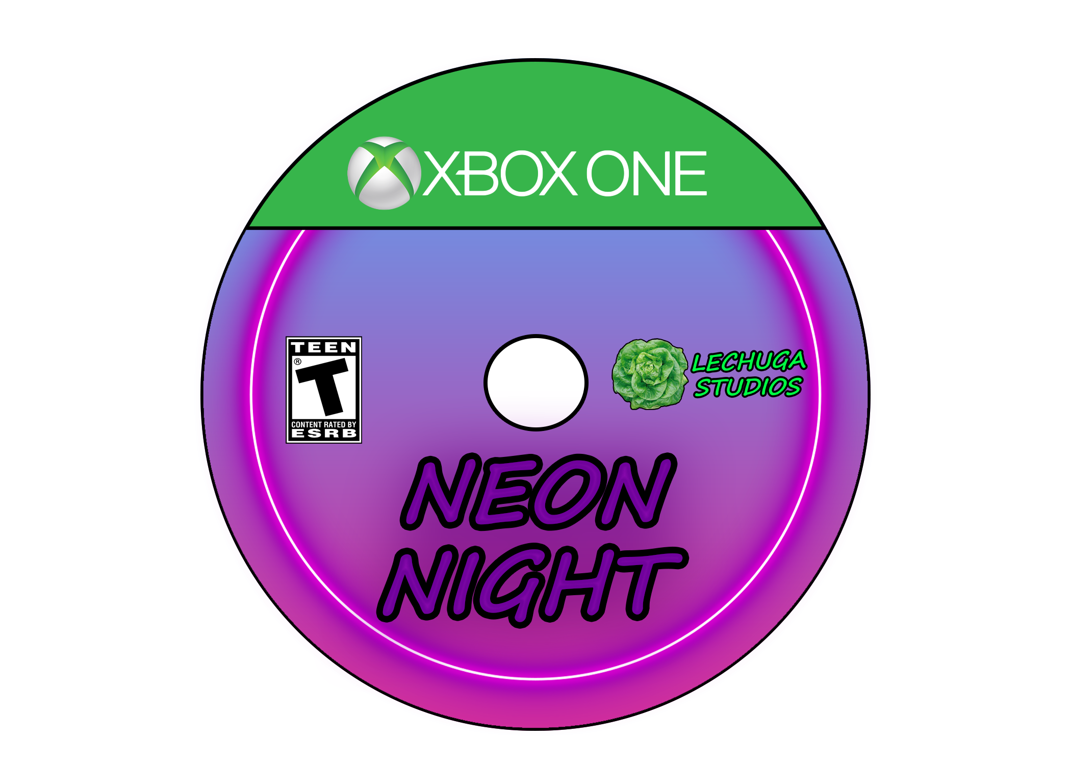 Physical Media Design Concept - Neon Night by Lechuga