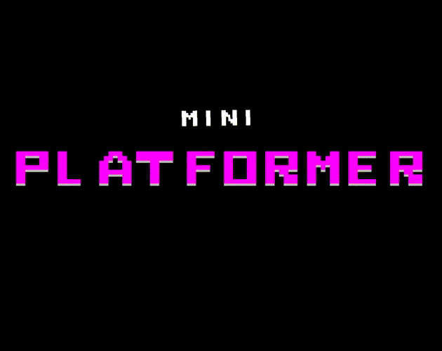 Mini Platformer 1
