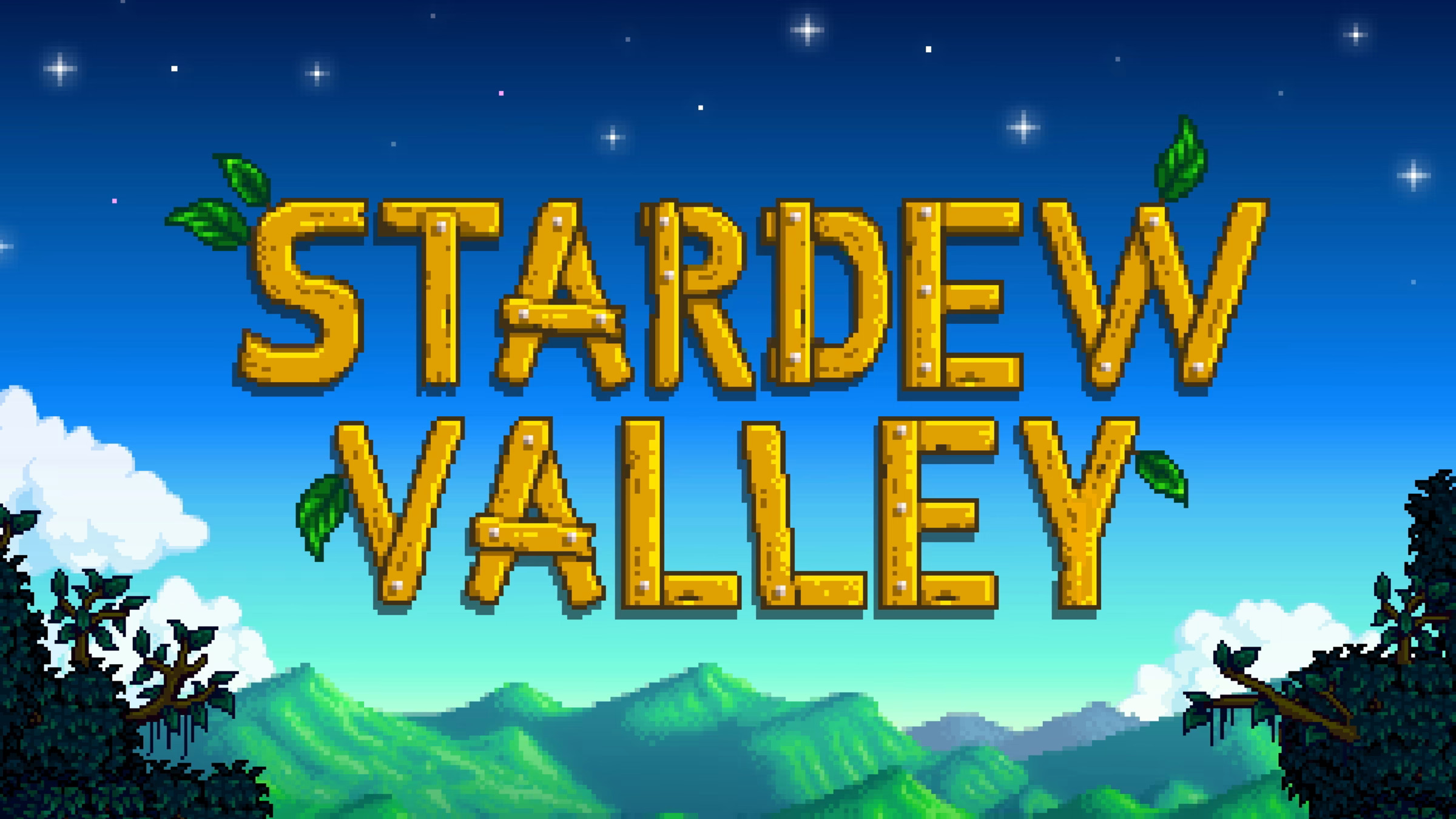 Когда выйдет обновление стардью валлей 1.6. Stardew Valley. Stardew Valley превью. Stardew Valley логотип. Стардью Вэлли лого.