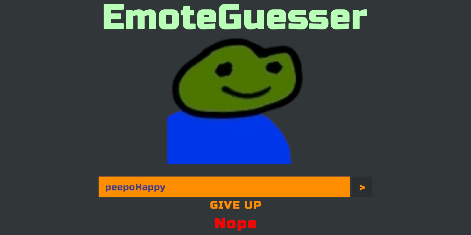 Emoteguesser by xslash