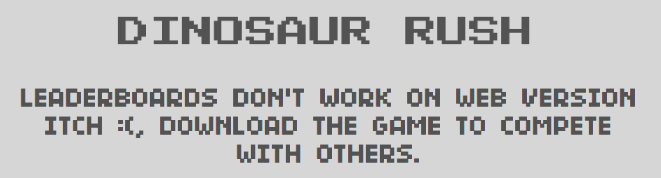 Dinosaur Rush