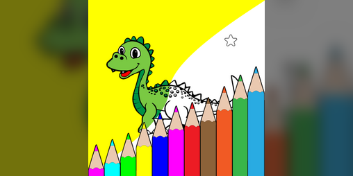 Cover image for Virtual Coloring Book For Kids
