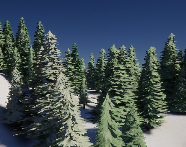Evergreen Tree Generation by Eli Davis