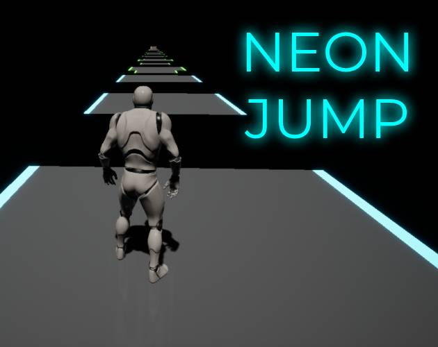 NEON JUMP by Glowing Square