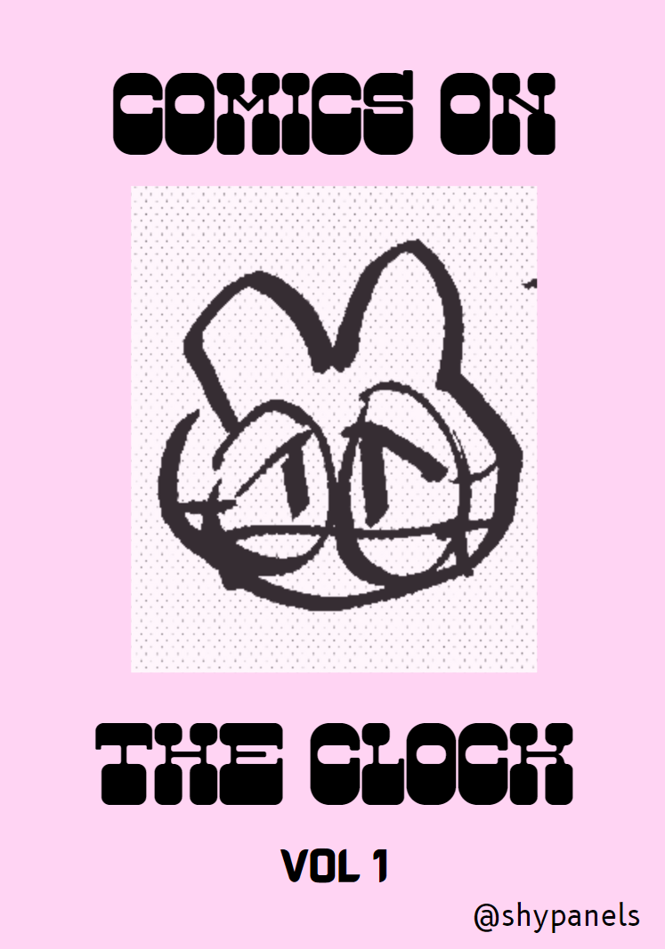 Cover image for comics on the clock - a work zine