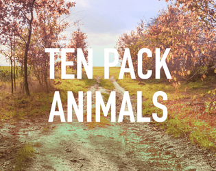 Ten Pack Animals  