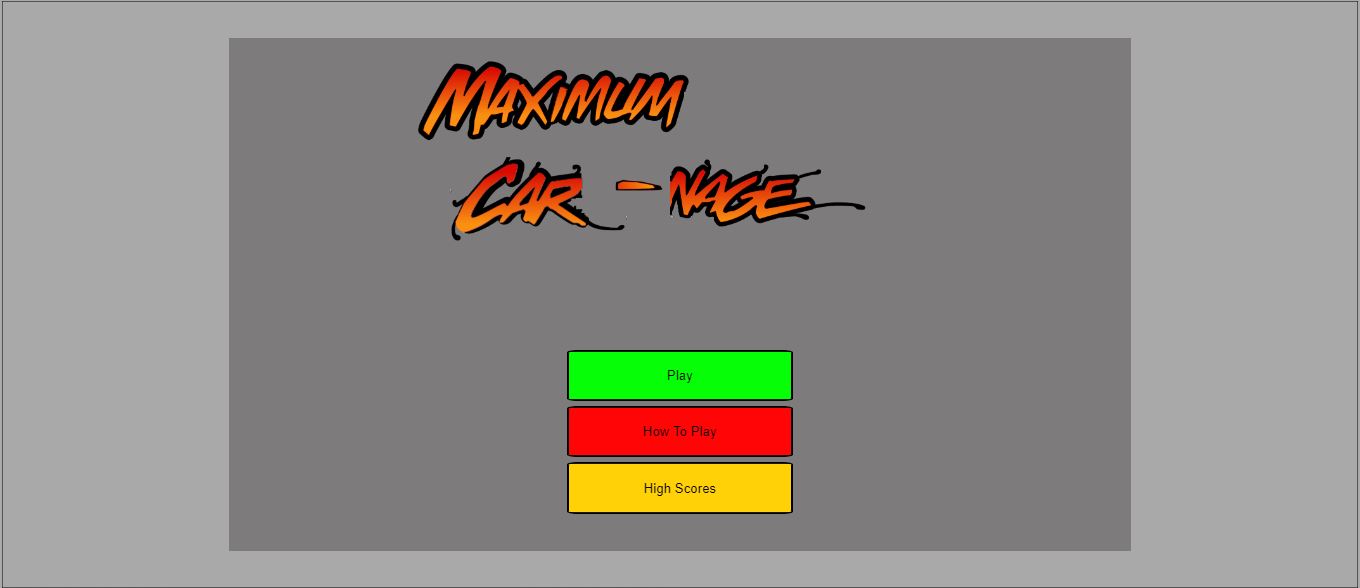 Cover image for MAXIMUM CAR-NAGE