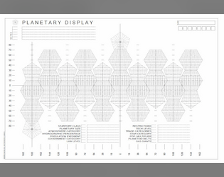 Planetary Display one page   - One page Planetary Display map sheet 