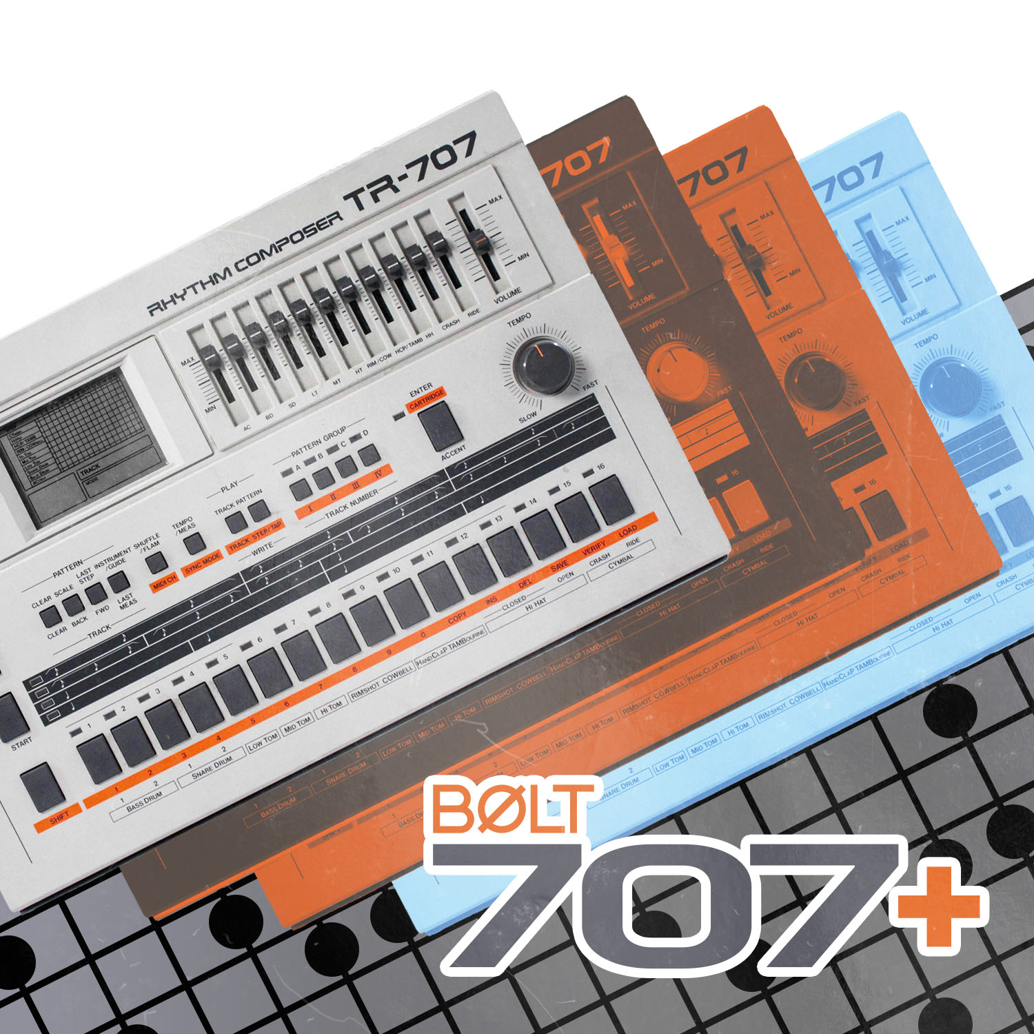 Listento★TenMari 707+ // the definitive TR-707 Kit by BØLT