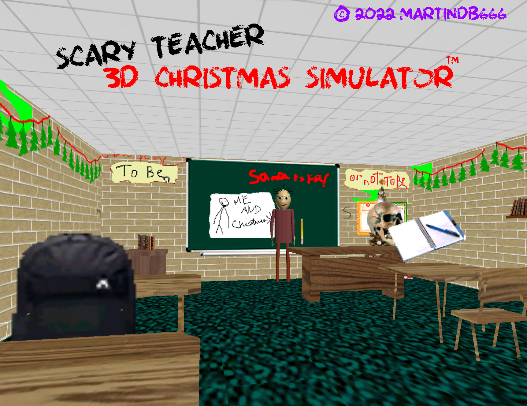 Scary Teacher On a School 3D Simulator