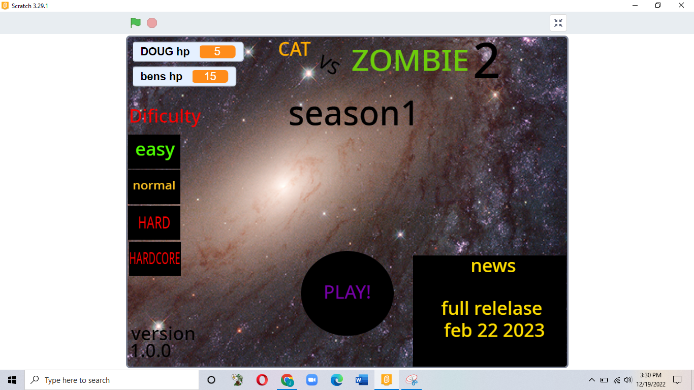 cat vs zombie 2!