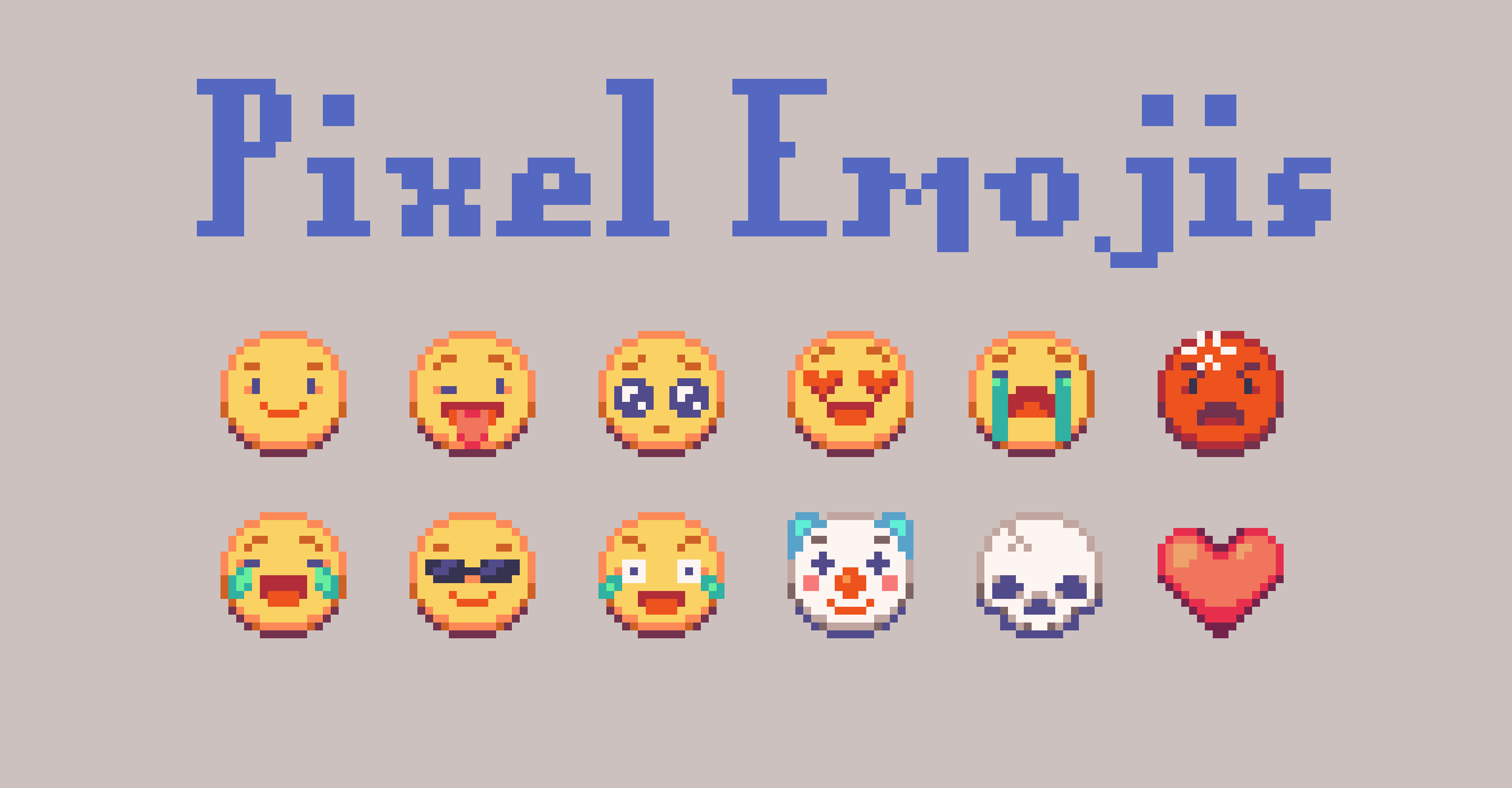 Pixel Art Emojis