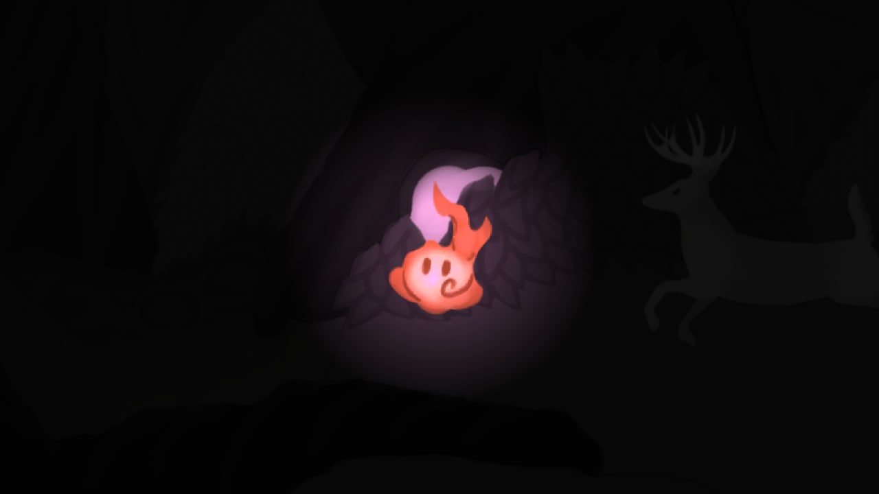 Firefly in the woods