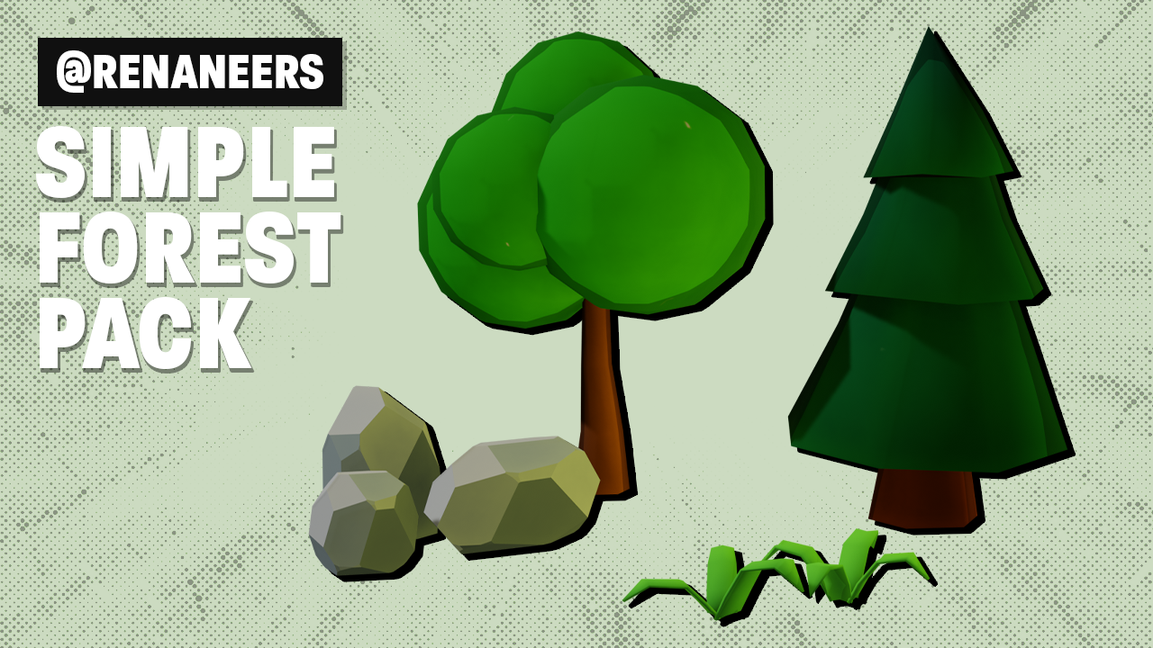 Toon 3D Forest Pack