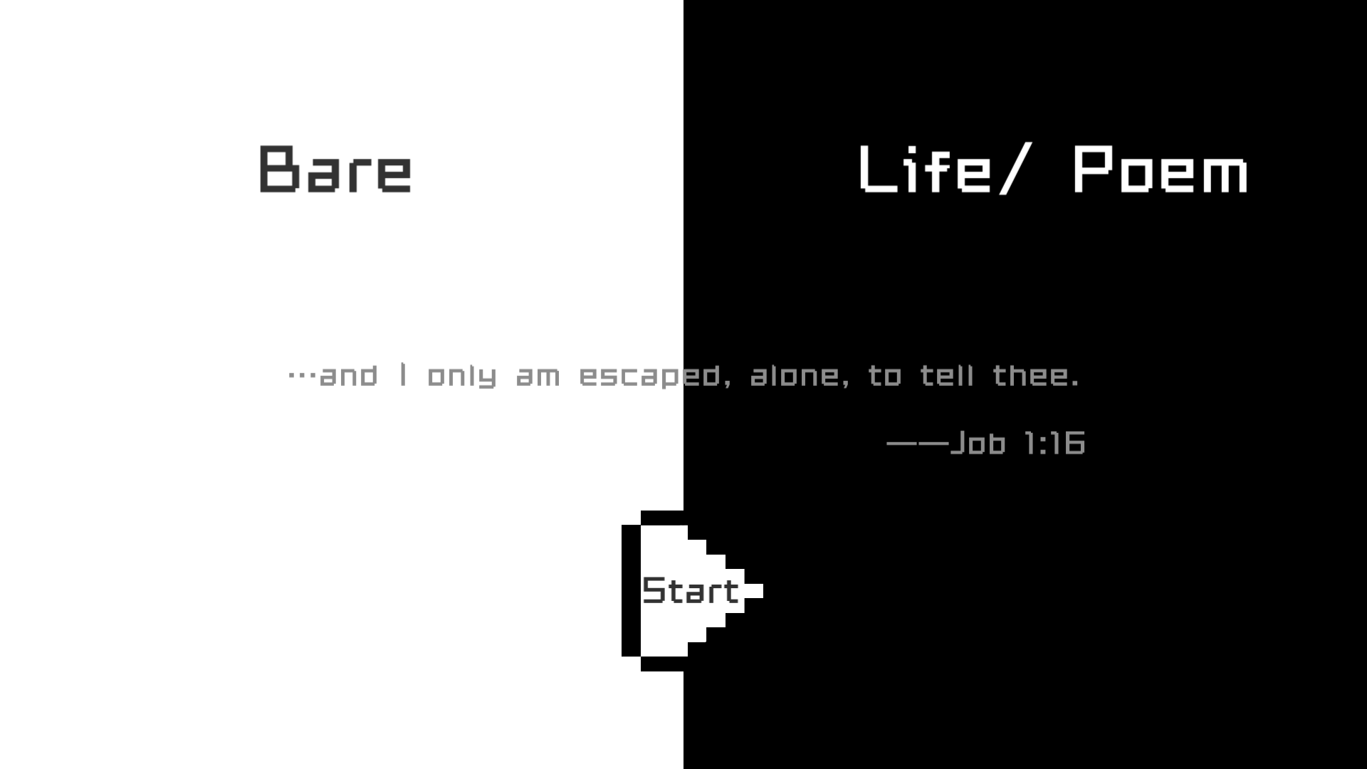 Bare Life/Poem