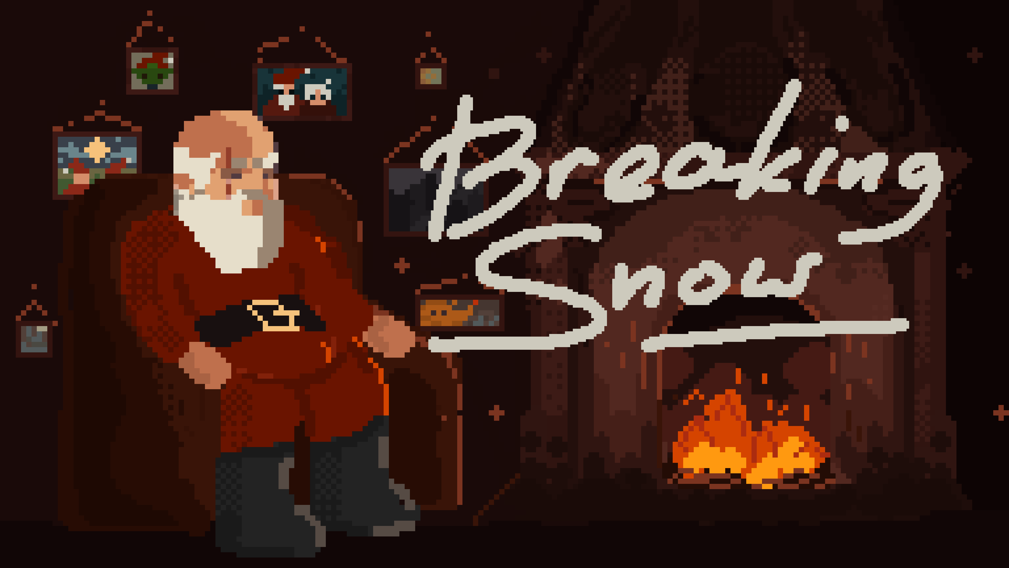 breaking snow