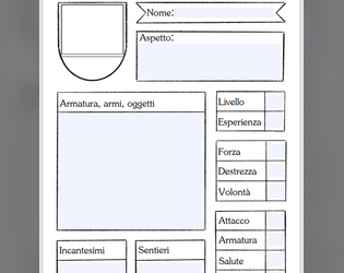 Maze Rats - Scheda del personaggio in italiano editabile   - ​Ecco la scheda del personaggio per Maze Rats di Ben Milton, tradotta in italiano e resa editabile.​ 