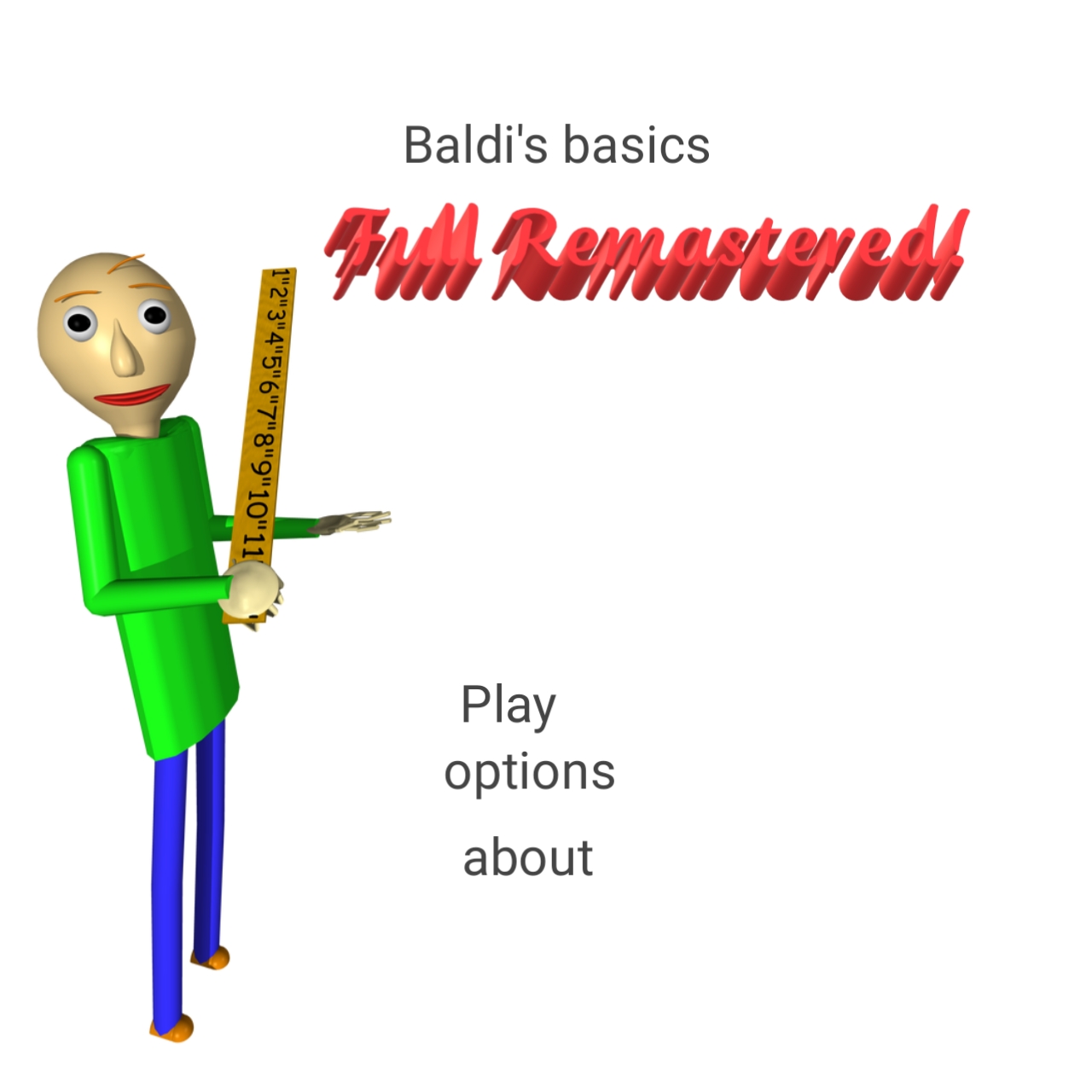 Mario plays baldi's basics