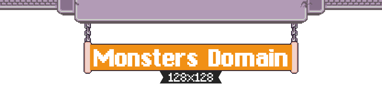 Monsters Domain - Hero Sprite Pack (128x128)