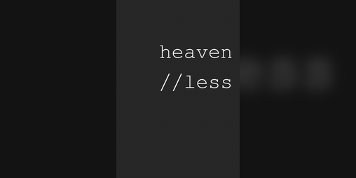 Cover image for heaven//less (zine)