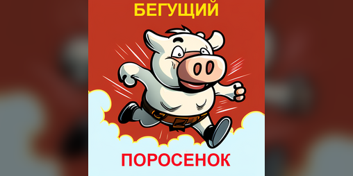 Cover image for Running Piglet