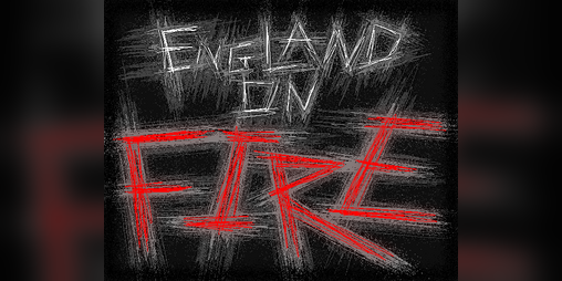 Cover image for ENGLAND ON FIRE