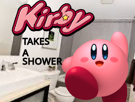 Cover image for Kirby takes a shower