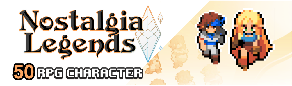 50 RPG Characters (Nostalgia Legends) 001