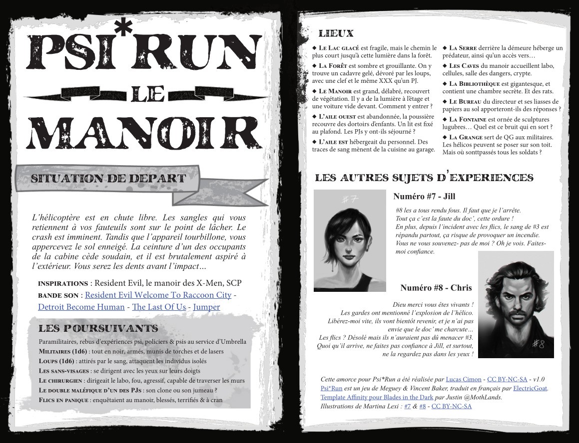 Cover image for Psi*Run - Le Manoir