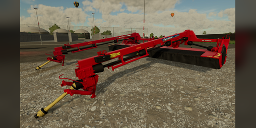 Cover image for New Holland 313 and Case IH DC133 Discbine FS22