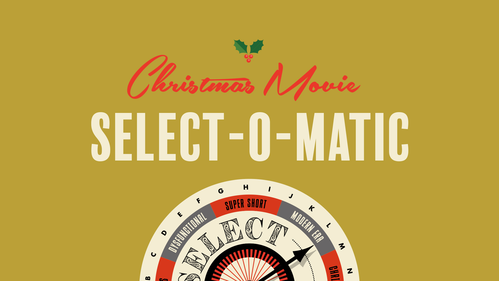 Christmas Movie Select-O-Matic