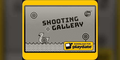 Cover image for SHOOTING GALLERY for Playdate