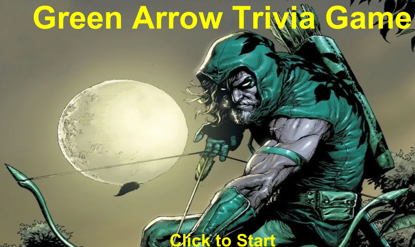 Green Arrow Trivia Game