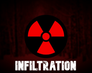 INFILTRATION   - Postcard Wargame about an American spy sneaking into a Russian nuclear facility set in the Cold War era. 