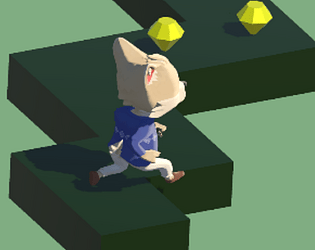 Wolf Run 3D Zigzag Running Game