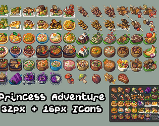 Added eighty fruit, nuts, and seeds to my free pixel art asset pack on  itch.io. Link in comments. : r/gameassets