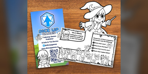 Cover image for Dice Up Games Business Card Quest 2023 Jam