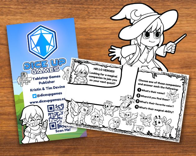 Cover image for Dice Up Games Business Card Quest 2023 Jam