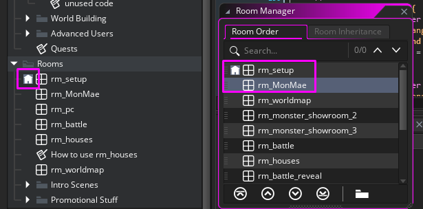 The Room Order and how to determine what room is the starting room