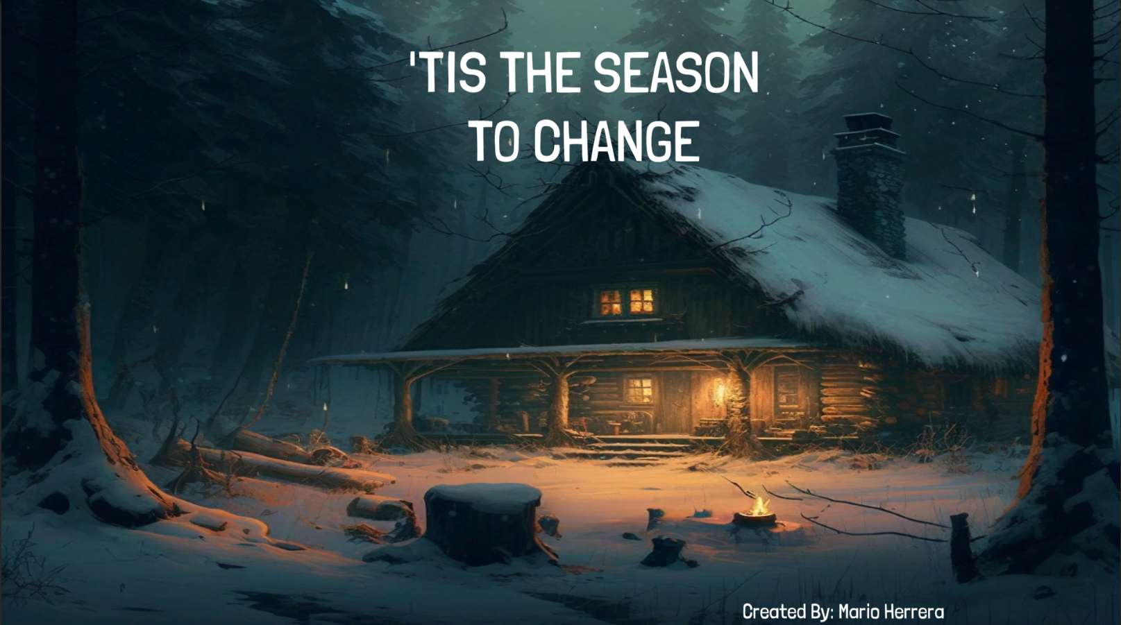 Cover image for 'Tis the season to change