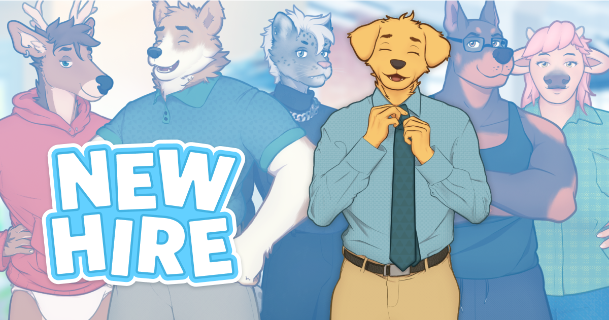 Cover art for New Hire by crinklemouse — adult visual novel